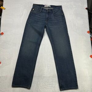 Levi's 514 Straight Jeans Women's 18 Blue Denim Mid Rise Regular Fit - 28X29.5